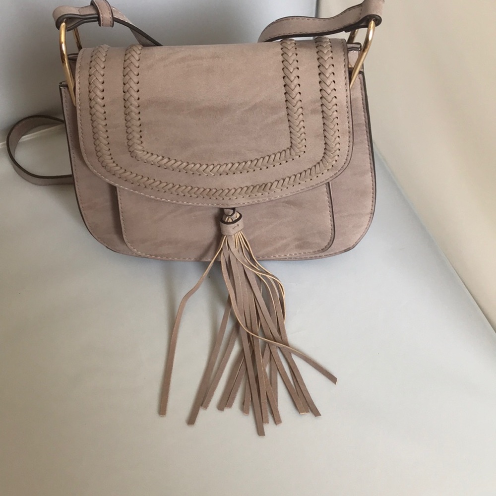 Purse,  suede like finish